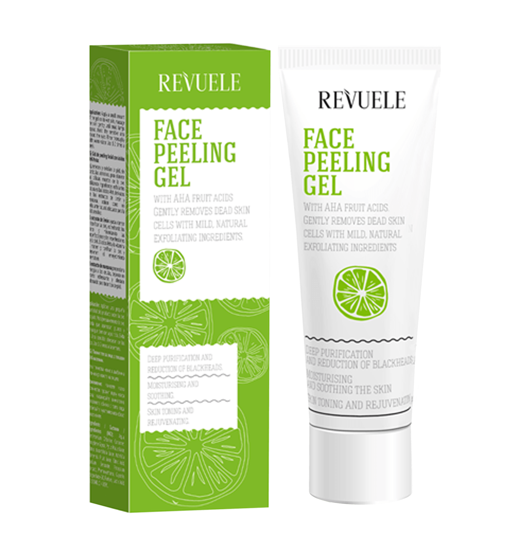 FACE PEELING GEL WITH AHA FRUIT ACIDS 80ml, 12pcs