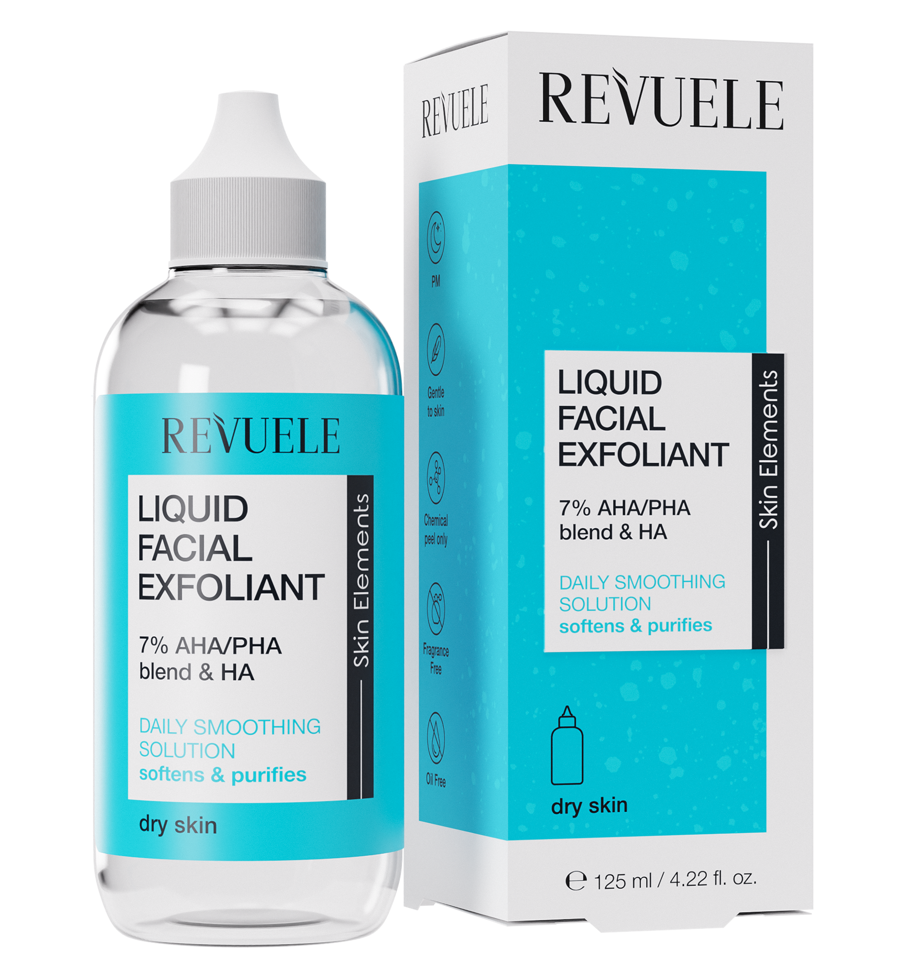 LIQUID FACIAL EXFOLIANT 7% AHA/PHA BLEND + HA, 125ml
