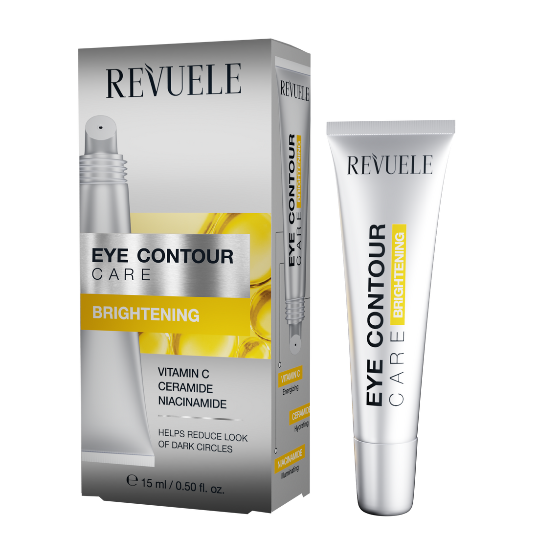 Eye contour brightening