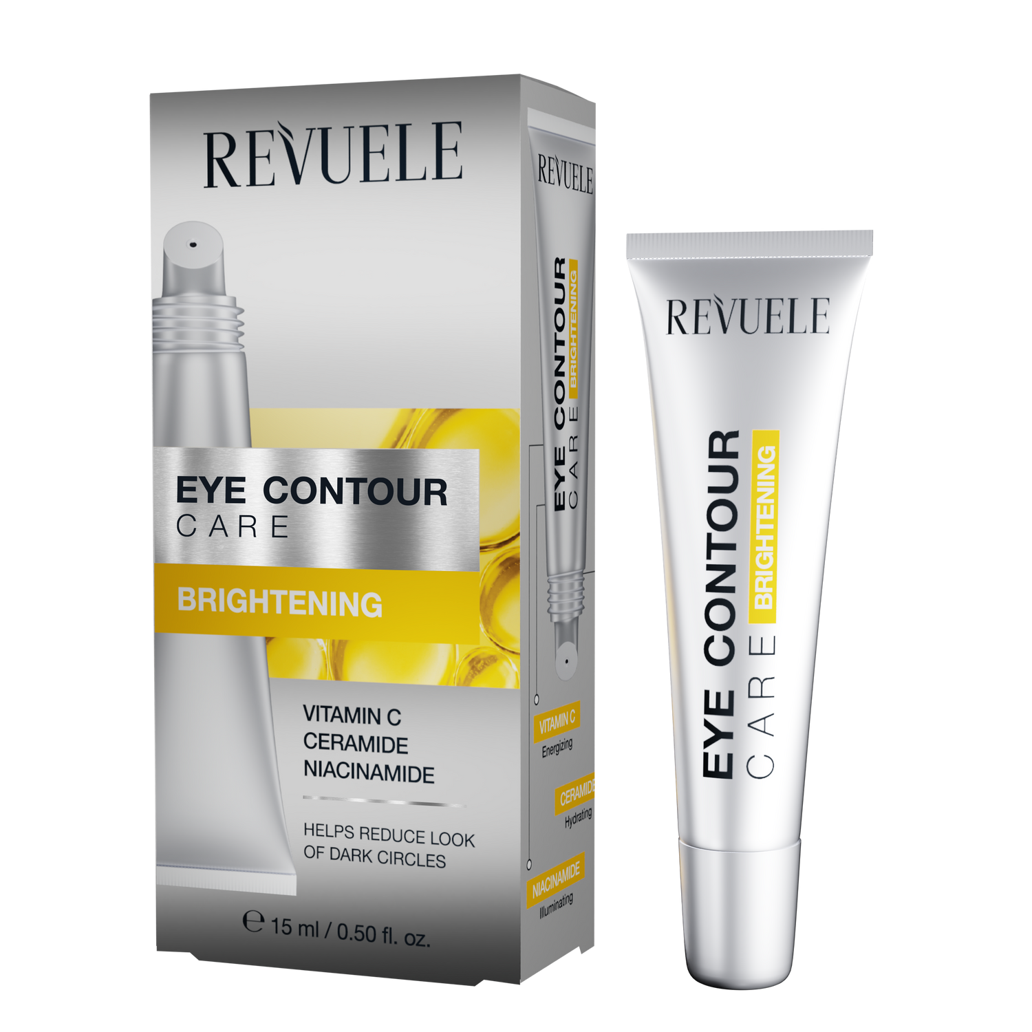 Eye contour brightening