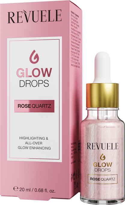 GLOW DROPS ROSE QUARTZ, 20 ml