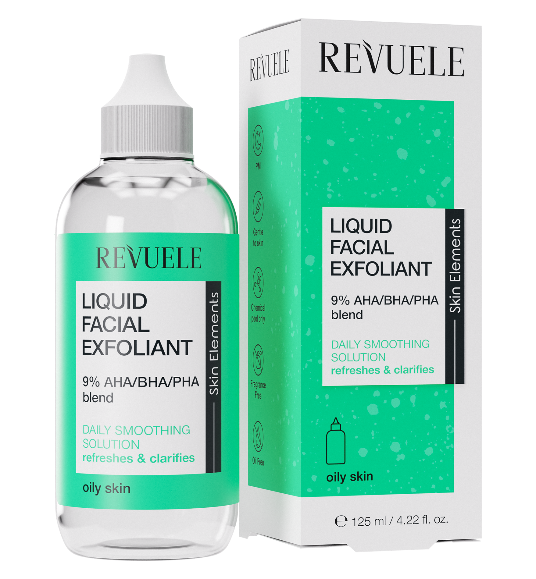 LIQUID FACIAL EXFOLIANT 9 % AHA/BHA/PHA BLEND, 125ml
