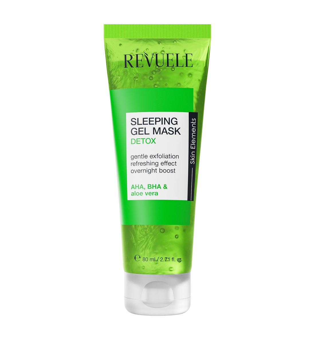 SLEEPING GEL MASK - DETOX, 80 ml - GREEN