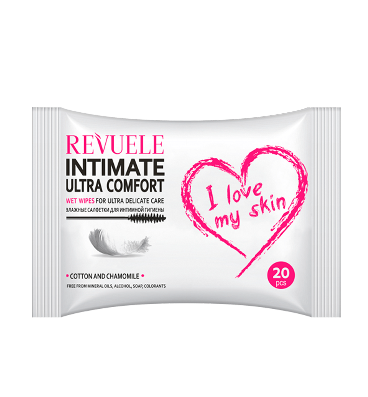 Wet wipes INTIMATE Ultra Comfort with Cotton and Chamomille